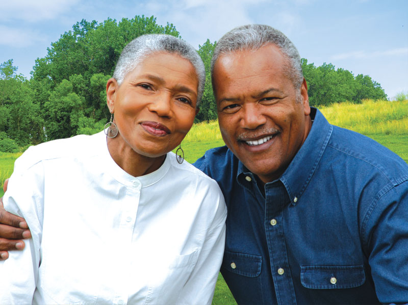 smiling couple